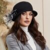 Caciula de dama stil palarie eleganta Alida