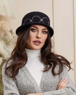 Caciula de dama stil palarie Amara
