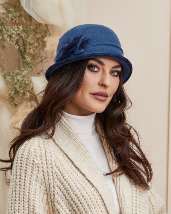 Caciula de dama stil palarie Aziza