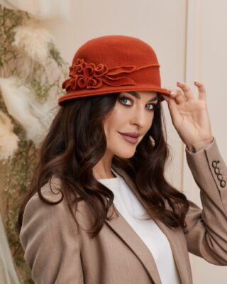 Caciula de dama stil palarie Cheri