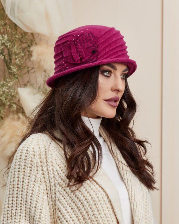 Caciula de dama stil palarie Elora