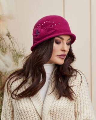 Caciula de dama stil palarie Minerva