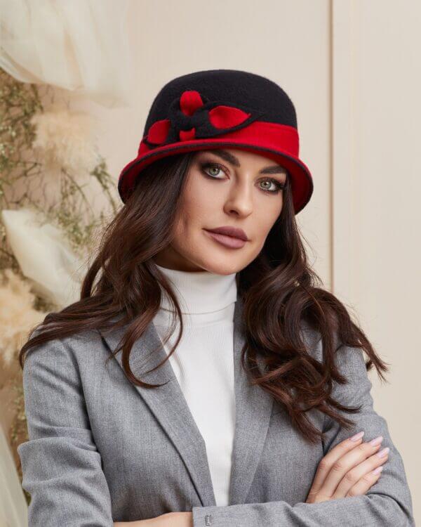 Caciula de dama stil palarie Muna 1