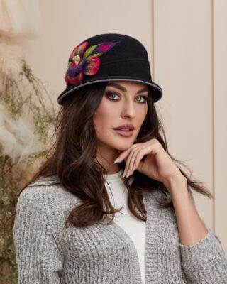 Caciula de dama stil palarie Sisi 2