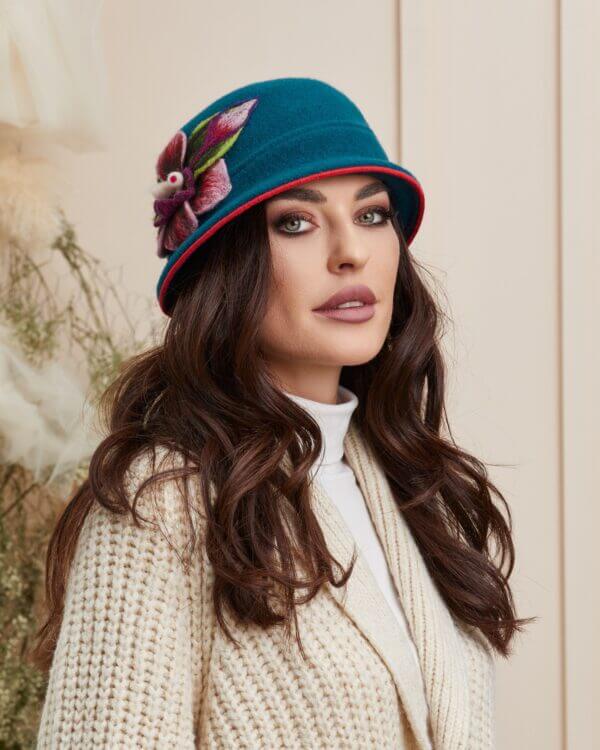 Caciula de dama stil palarie Sisi