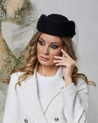 Toca eleganta de dama Grace