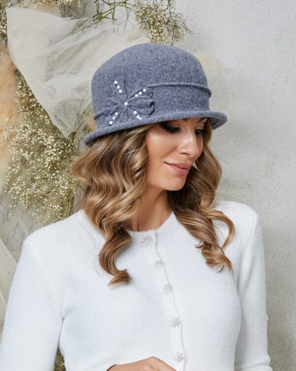 Caciula de dama stil palarie Lisabona 3