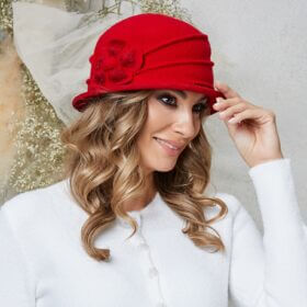 Caciula de dama stil palarie Narcisa 2