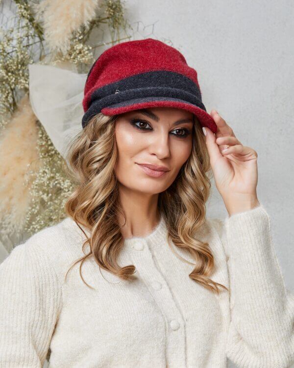 Caciula de dama cu cozoroc Silvana 2