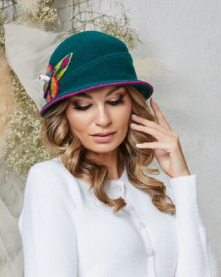 Caciula de dama stil palarie Sisi 3